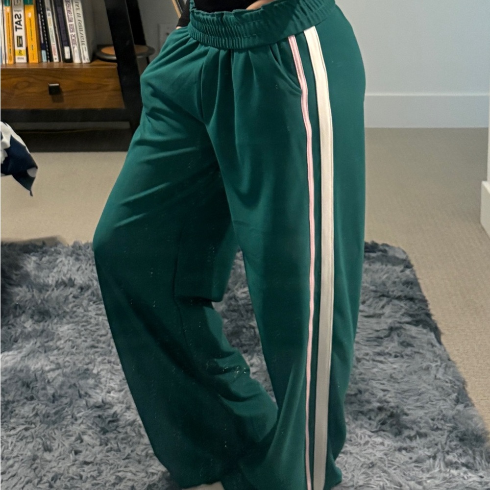 Self Esteem Teal Ribbed Pants